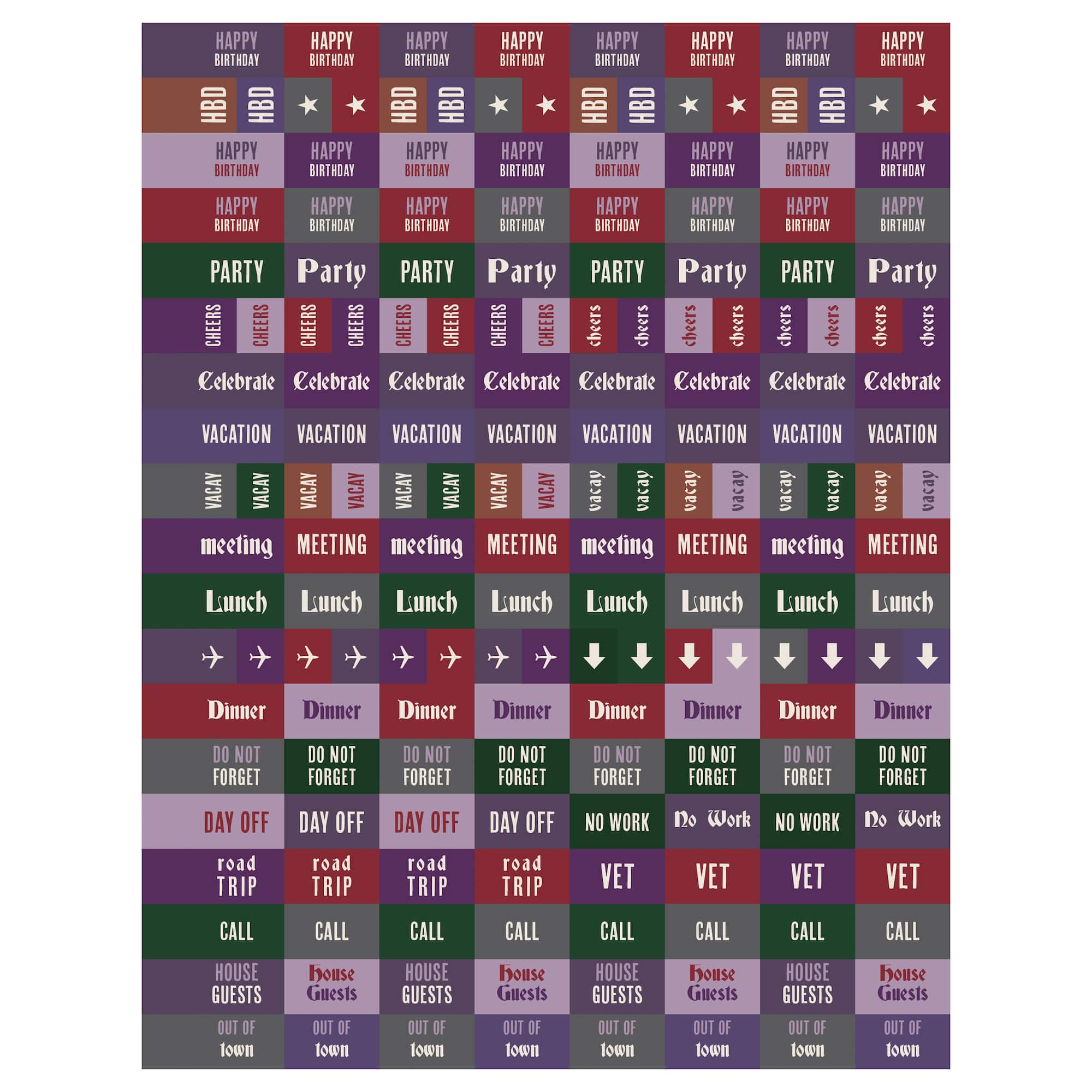 TF Publishing 2025-2026 Gwen Plaid Large Weekly/Monthly Planner